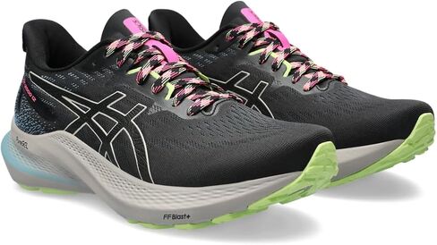 ASICS Women's GT-2000 12 Trail Running Shoes, 10.5, NATURE BATHING/LIME GREEN in Saudi Arabia