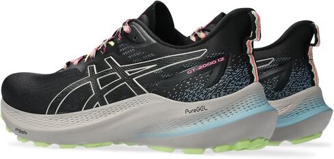 ASICS Women's GT-2000 12 Trail Running Shoes, 10.5, NATURE BATHING/LIME GREEN in Saudi Arabia