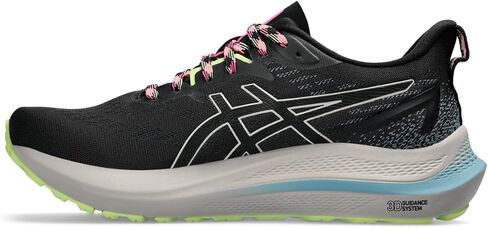 ASICS Women's GT-2000 12 Trail Running Shoes, 10.5, NATURE BATHING/LIME GREEN in Saudi Arabia
