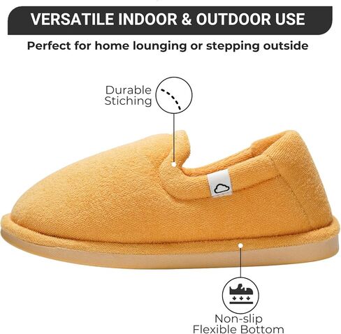 House Shoes for Women - Comfy Womens Shoes & Slippers For Women Memory Foam Flats for Womens - Fluffy & Cozy Slip on Shoes Women Footwear Indoor & Outdoor use (EXPLORE) in Saudi Arabia