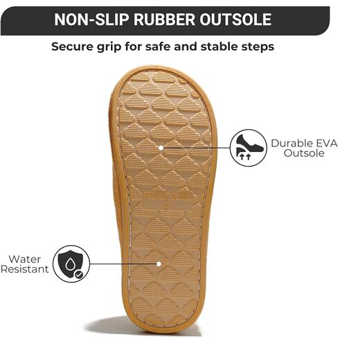 House Shoes for Women - Comfy Womens Shoes & Slippers For Women Memory Foam Flats for Womens - Fluffy & Cozy Slip on Shoes Women Footwear Indoor & Outdoor use (EXPLORE) in Saudi Arabia