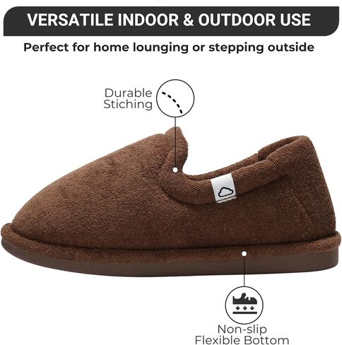 House Shoes for Women - Comfy Womens Shoes & Slippers For Women Memory Foam Flats for Womens - Fluffy & Cozy Slip on Shoes Women Footwear Indoor & Outdoor use (EXPLORE) in Saudi Arabia
