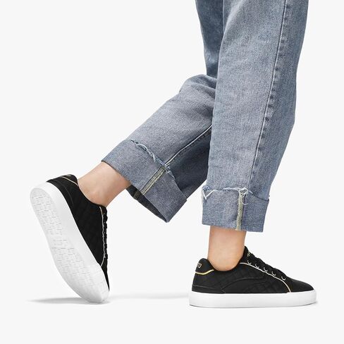 أحذية رياضية نسائية أنيقة برباط من STQ، أحذية كاجوال مريحة وخفيفة الوزن ومبطنة للتنس in Kuwait