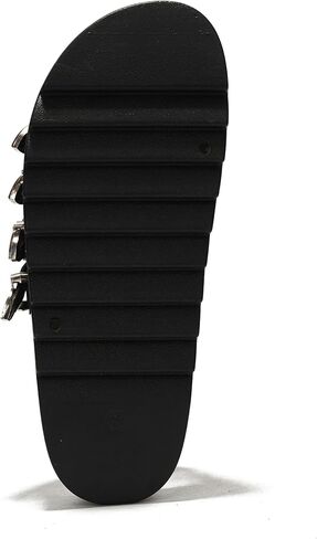 Cape Robbin Aeriela Buckle Slide Sandals for Women - Stylish Buckle Slides Casual Sandals - Comfortable Buckle Sandals for Women Summer Buckle Sandals in Saudi Arabia