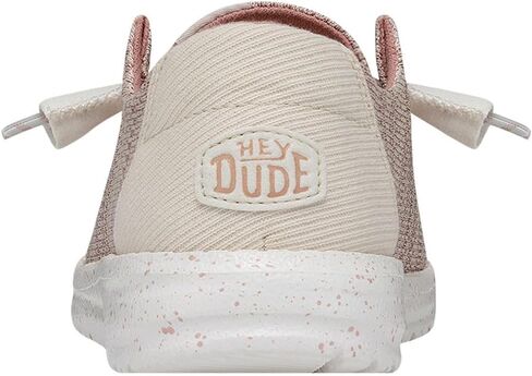 شبكة ويندي الرياضية النسائية من Hey Dude، وردي فاتح مقاس 11 | أحذية لوفر نسائية | أحذية نسائية سهلة الارتداء | مريحة وخفيفة الوزن in Saudi Arabia