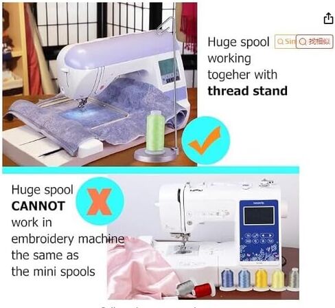 Simthread 42 خيارًا، عبوات ألوان متنوعة من خيوط آلة التطريز البوليستر، بكرة ضخمة 5000 متر لجميع آلات التطريز (ألوان البشرة) in Saudi Arabia