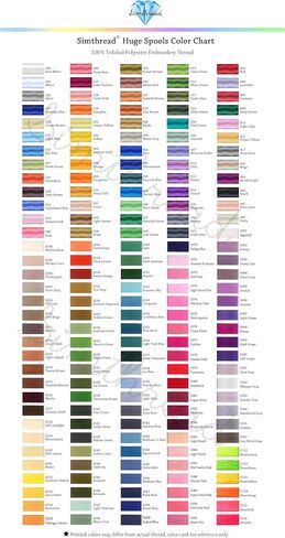 Simthread 42 خيارًا، عبوات ألوان متنوعة من خيوط آلة التطريز البوليستر، بكرة ضخمة 5000 متر لجميع آلات التطريز (ألوان البشرة) in Saudi Arabia