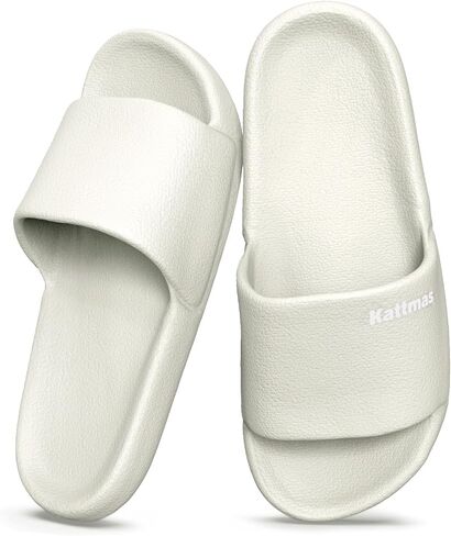Shower Shoes for Women & Men - Non-Slip House Slippers - Cloud Comfort Slides - Quick-Dry, Arch Support - Perfect for Bathroom, Beach, Pool, Travel in Saudi Arabia