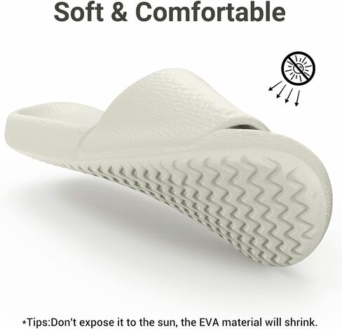 Shower Shoes for Women & Men - Non-Slip House Slippers - Cloud Comfort Slides - Quick-Dry, Arch Support - Perfect for Bathroom, Beach, Pool, Travel in Saudi Arabia