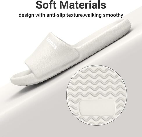 Shower Shoes for Women & Men - Non-Slip House Slippers - Cloud Comfort Slides - Quick-Dry, Arch Support - Perfect for Bathroom, Beach, Pool, Travel in Saudi Arabia