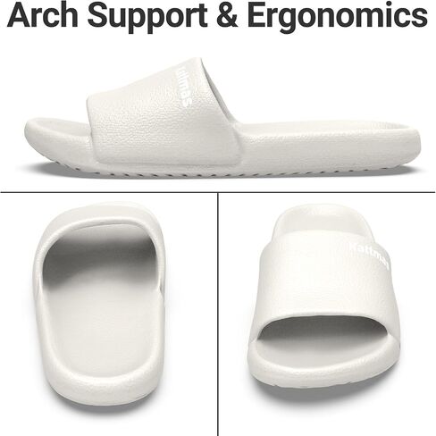 Shower Shoes for Women & Men - Non-Slip House Slippers - Cloud Comfort Slides - Quick-Dry, Arch Support - Perfect for Bathroom, Beach, Pool, Travel in Saudi Arabia