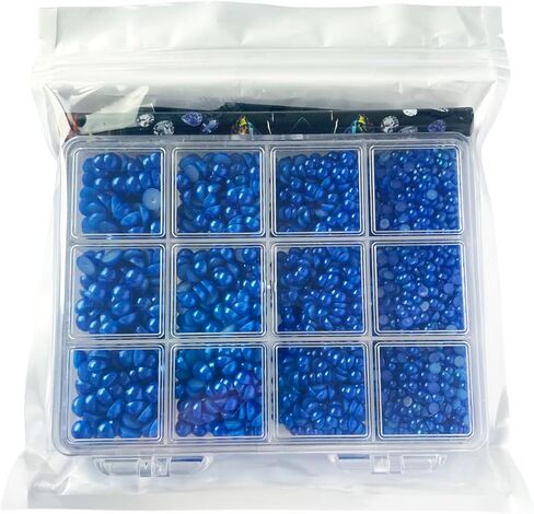 Black 3-6 mm Mixed Size Flatback Pearls with Tweezers,and Diamond Pick Up Tools,2250 pcs ABS Pearl Beads for Crafts,Cup,Shoes,Clothing,Tumbler,Nail Art, DIY Projects in Kuwait