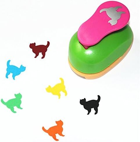 CADY Hole Puncher 1 بوصة، خرامة ورق، - (3 عبوات من الزهور - مجموعة أشكال خرامة ورقية مخصصة - لنقش سجل القصاصات الأعمال الفنية للأطفال - صناعة بطاقات التهنئة والحرف اليدوية in Kuwait