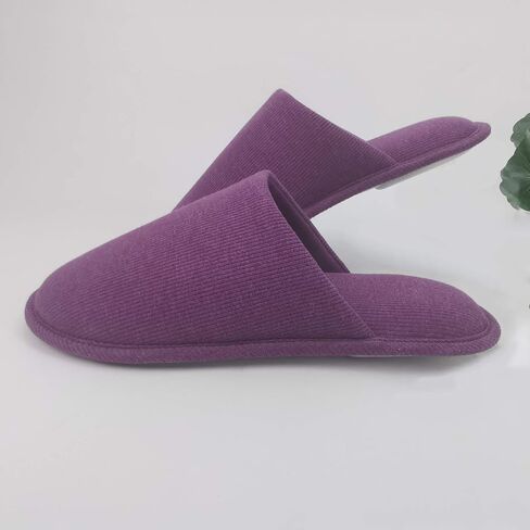 ofoot Womens Indoor Memory Foam Cotton Scuff Slippers Slip On Summer House Shoes Flats Breathable Lightweight Washable Non Skid Rubber Soles in Kuwait