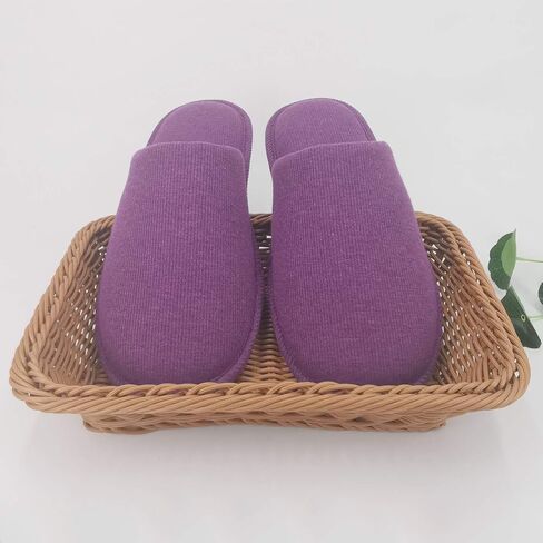 ofoot Womens Indoor Memory Foam Cotton Scuff Slippers Slip On Summer House Shoes Flats Breathable Lightweight Washable Non Skid Rubber Soles in Kuwait