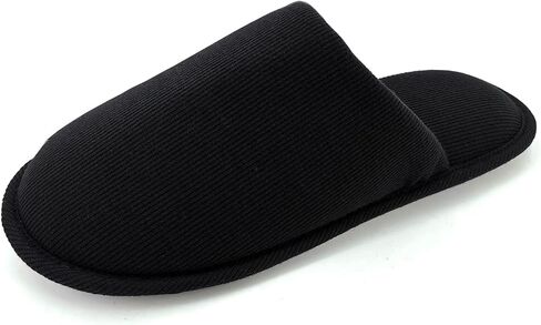 ofoot Womens Indoor Memory Foam Cotton Scuff Slippers Slip On Summer House Shoes Flats Breathable Lightweight Washable Non Skid Rubber Soles in Kuwait