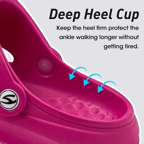 HOBIBEAR Women Classic Clog Slip on Garden Shoes Sandals Slippers for Indoor Outdoor in Saudi Arabia