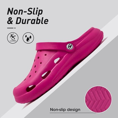 HOBIBEAR Women Classic Clog Slip on Garden Shoes Sandals Slippers for Indoor Outdoor in Saudi Arabia