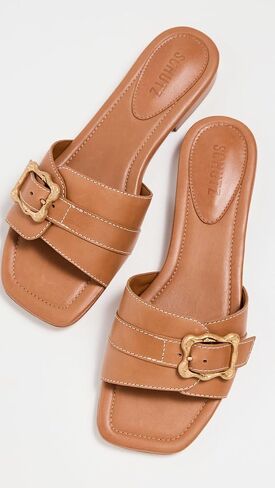 SCHUTZ Women's Wavy Flat Slides in Saudi Arabia