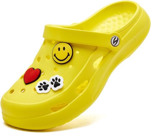 HOBIBEAR Women Classic Clog Slip on Garden Shoes Sandals Slippers for Indoor Outdoor in Saudi Arabia
