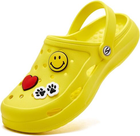 HOBIBEAR Women Classic Clog Slip on Garden Shoes Sandals Slippers for Indoor Outdoor in Saudi Arabia