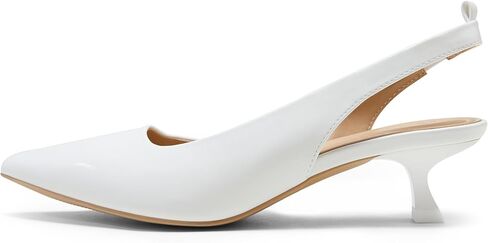 Arromic Pointed Toe Kitten Heels Pumps for Women, Slingback Heels for Women, Comfortable Low Heel Dress Shoes in Kuwait