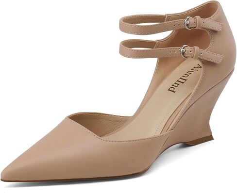 أحذية نسائية بكعب عريض أحذية بكعب عريض وكعب عريض للنساء بحزام الكاحل 3 بوصة أحذية رسمية بكعب عريض وكعب عريض ملابس عمل الزفاف in Kuwait