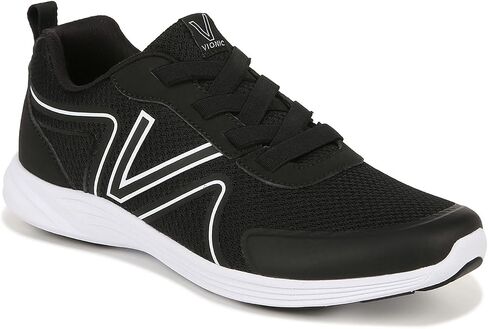 Vionic Shayna Womens Comfort Sneaker Black/White - 11 Medium in Saudi Arabia