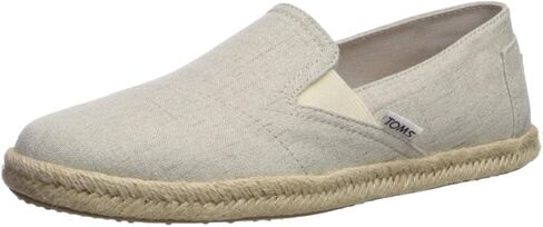 TOMS Womens Redondo Slip On Flats Casual - Red in Saudi Arabia