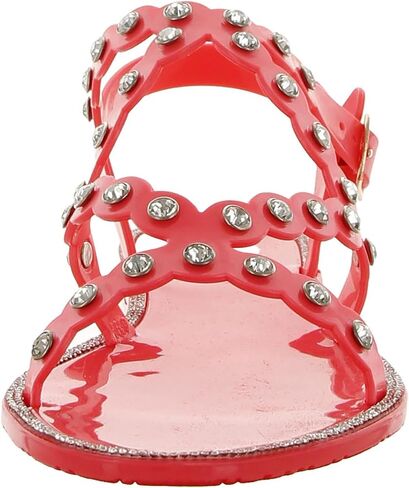 Kenneth Cole Reaction Women's Dahlia Jelly Jewel Sandal Flat Platform in Saudi Arabia