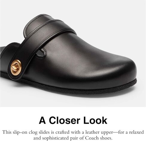 Coach Women's Blake Leather Clog in Kuwait