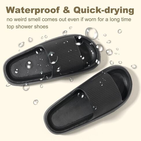 Yonge & Finch Cloud Slippers for Men Women Massage Thick Sole Slides Pillow Slippers Platform Slides Soft Non-slip Sandals in Saudi Arabia
