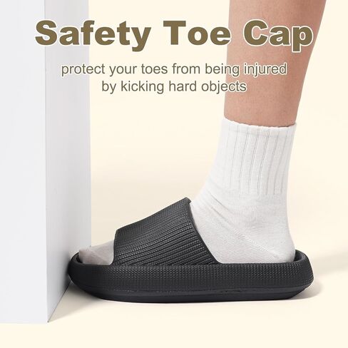 Yonge & Finch Cloud Slippers for Men Women Massage Thick Sole Slides Pillow Slippers Platform Slides Soft Non-slip Sandals in Saudi Arabia