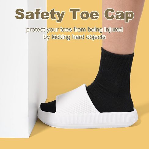Yonge & Finch Cloud Slippers for Men Women Massage Thick Sole Slides Pillow Slippers Platform Slides Soft Non-slip Sandals in Saudi Arabia