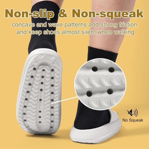 Yonge & Finch Cloud Slippers for Men Women Massage Thick Sole Slides Pillow Slippers Platform Slides Soft Non-slip Sandals in Saudi Arabia