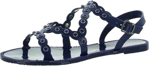 Kenneth Cole Reaction Women's Dahlia Jelly Jewel Sandal Flat Platform in Saudi Arabia