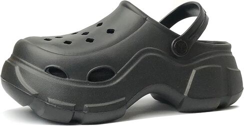 REDVOLUTION Women's Comfort Slides Double Buckle Adjustable Soft EVA Footbed Sandals in Saudi Arabia
