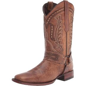 Soto Boots Women's Harness Cowgirl Boots, Genuine Leather Cowgirl Boots, Handcrafted Cowboy Boots For Women M50038