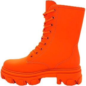 Cape Robbin Chrisley Combat Boots for Women - Platform Boots Lace Up High Tops, Ankle Booties for Women - Combat Boots Womens Platform