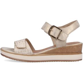 Remonte Womens D6455-60 Jerilyn Ankle Strap Wedge Sandals