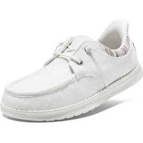 STQ Slip Ins Women Slip on Boat Shoes丨Orthopedic Plantar Fasciitis Relief Ultralight Arch Support Sneakers