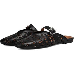 Mesh Flats Mules Sandals for Women,Women's Closed Toe Hollowing Fishnet Flat Sandals with Adjustable Ankle Strap Summer Dressy Sandals Low Heel Flats Ultra Comfortable Slip on Casual Shoes