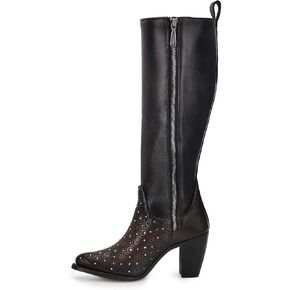 Cuadra Women's Tall Boot with Bovine Leather and Laser Engraving 3F0BRS