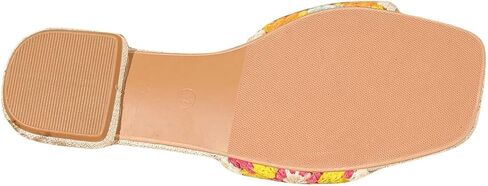 Verdusa Women's Crochet Flat Sandals Square Open Toe Slide Sandals Colorblock Trim Sandals in Saudi Arabia