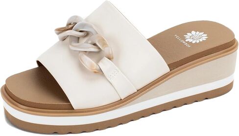 Yellow Box Women's Alora Wedge Sandal in Saudi Arabia