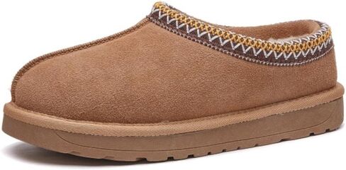 Women's Slipper Platform Mini Boots Indoor Slippers Slip on Fur Fleece Lined Suede Comfy Fur Fleece Lined Short Ankle Boots in Saudi Arabia