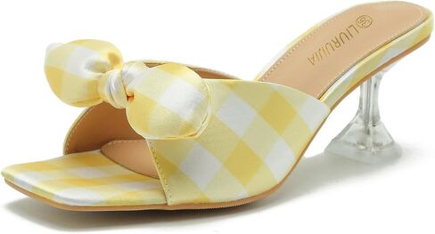 LIURUIJIA المرأة القوس التعادل كعب ستيليتو الكعوب الصنادل البغل Slingback ساحة مفتوحة اصبع القدم منخفضة الكعب الزفاف عارية الذراعين الانزلاق على الشريحة الصيف لطيف الزفاف صنادل الزفاف أحذية in Kuwait