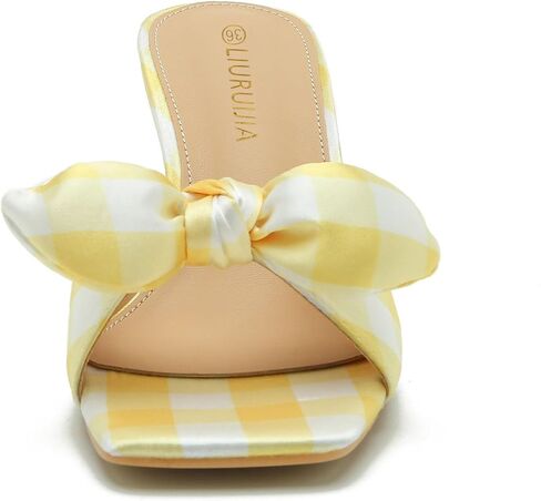LIURUIJIA المرأة القوس التعادل كعب ستيليتو الكعوب الصنادل البغل Slingback ساحة مفتوحة اصبع القدم منخفضة الكعب الزفاف عارية الذراعين الانزلاق على الشريحة الصيف لطيف الزفاف صنادل الزفاف أحذية in Kuwait