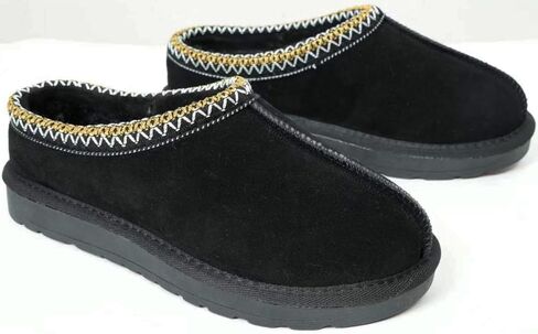 Women's Slipper Platform Mini Boots Indoor Slippers Slip on Fur Fleece Lined Suede Comfy Fur Fleece Lined Short Ankle Boots in Saudi Arabia