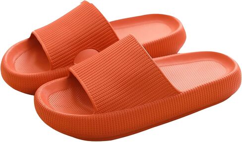 THOBY Cloud Slippers for Women and Men,Support and Cushioned Thick Sole Pillow Slippers Ultra Soft EVA Anti-slip shock absorption Flat Shower Sandals in Saudi Arabia